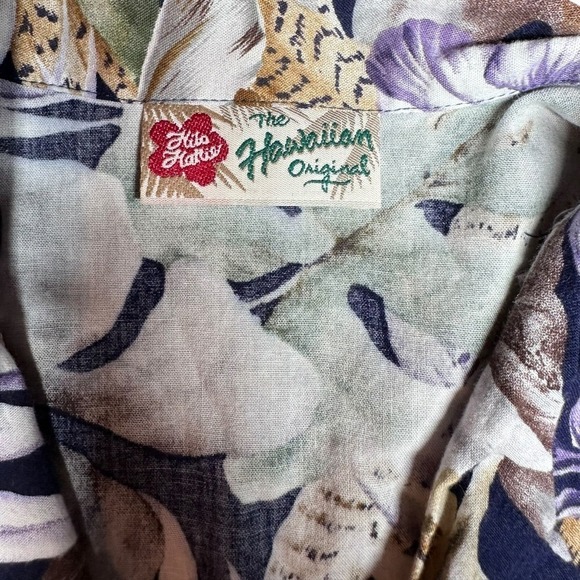Hilo Hattie The Hawaiian Original Vintage Womens Floral Button Front Shirt SZ L - Picture 3 of 7